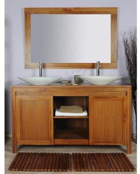 Meuble teck salle de bain 140 baggi