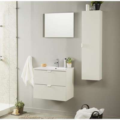 Ensemble meuble de salle de bain avec vasque, miro