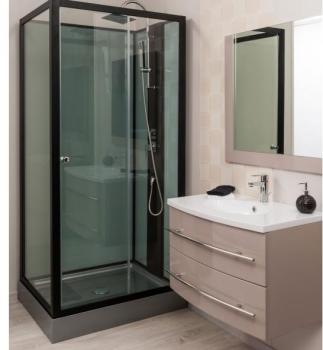 Ensemble salle de bain Meuble MOOREA Taupe Plan va