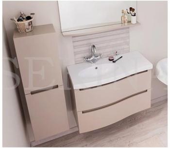 Ensemble meuble salle de bain taupe 90cm Italio