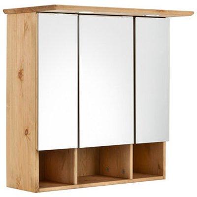 Armoire de toilette murale 3 portes miroirs + 3 ni