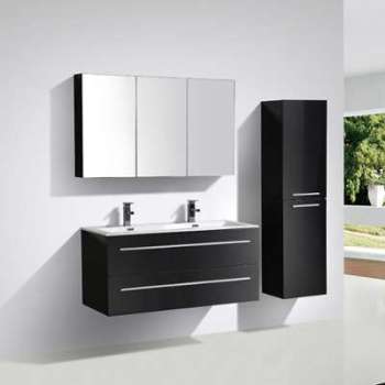 Meuble salle de bain design double vasque SIENA la