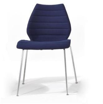 accoudoirs de Kartell bureau Maui avec bleu gris Chaise 45RL3jA