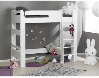 Lit mezzanine enfant London Blanc 90x190 Lit mezzanine enfant London