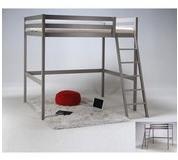 Lit mezzanine sapin 140x190cm + sommier ALTITUDE G