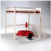 Lit mezzanine sapin 140x190cm + sommier ALTITUDE B
