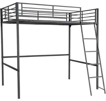 Lit mezzanine KLARA couchage 140x190cm Couleur Ant