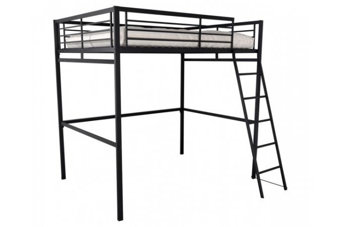 Lit mezzanine 140x190 anthracite PALMA Declikdeco