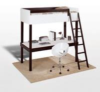 Lit en hauteur TAO 90X190 bureau 1 sommier Dakar Lit en hauteur TAO 90X190