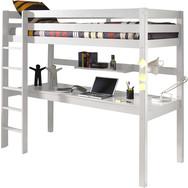 Lit mezzanine en pin massif WOODY 90x200cm