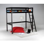 Lit Mezzanine CITY 90 x 190 cm Couleur Noir