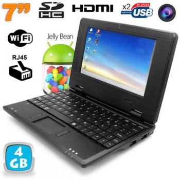 Mini PC Android Kitkat dual core netbook 7 pouces