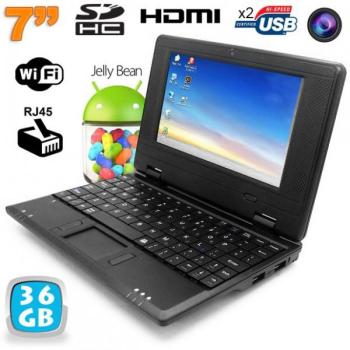 Mini PC Android Kitkat dual core netbook 7 pouces