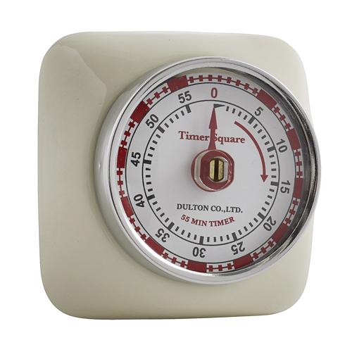 Minuteur vintage en acier magnétique Kitchen Norda