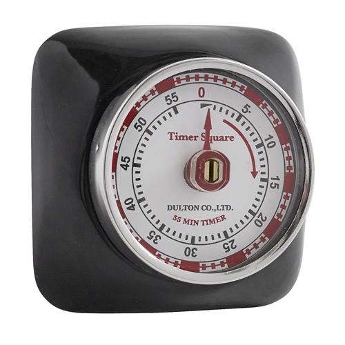 Minuteur vintage en acier magnétique Kitchen Norda