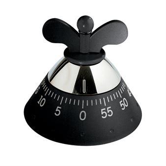 Minuteur Alessi noir