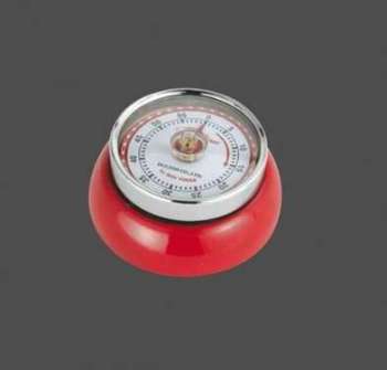 Minuteur 60 mn aimanté rouge Minuteur 60 mn aimanté rouge