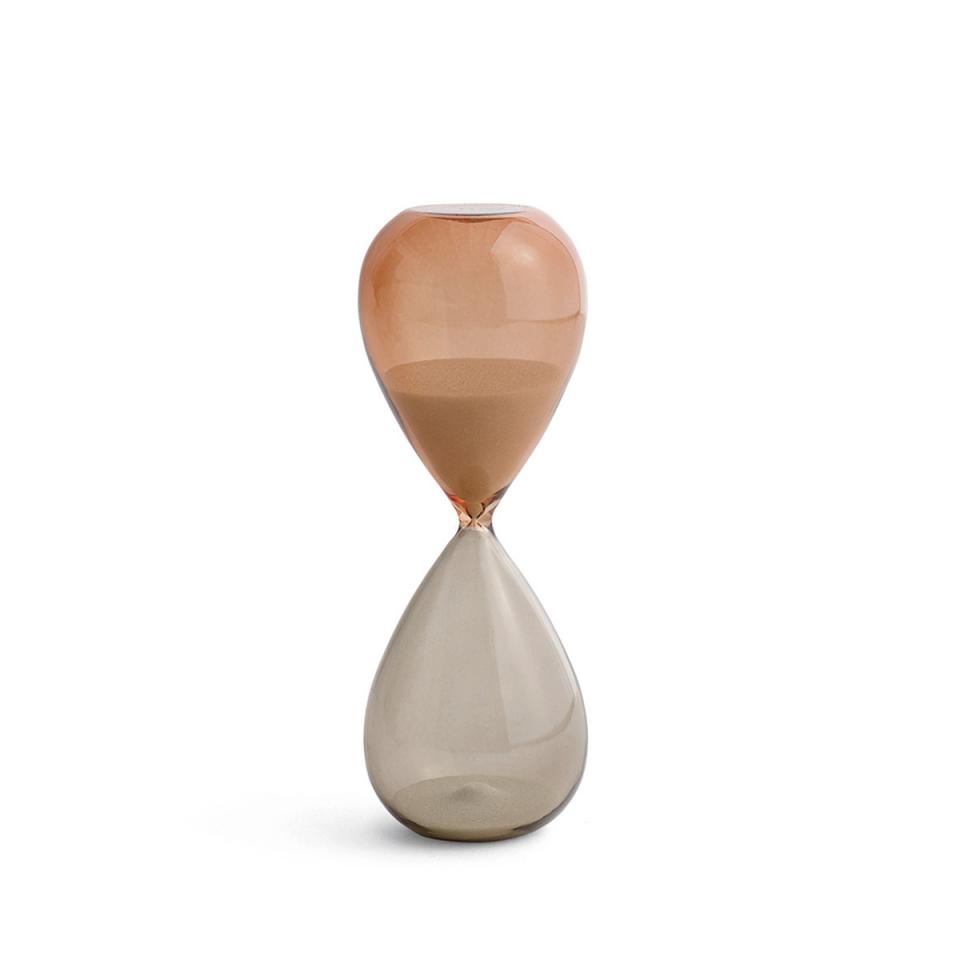 Hay - Sablier Time M, gris et poudre