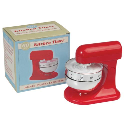 Minuteur de cuisine en métal forme mixeur rétro ro