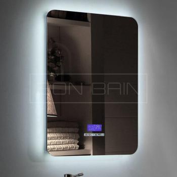 Miroir salle de bain design LED rectangulaire lumineux Miroir salle de bain design