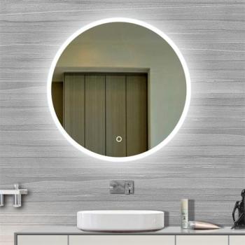 Miroir LED éclairant anti buee rond diamètre de 50 Miroir LED éclairant anti