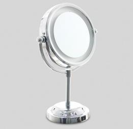 Miroir grossissant lumineux Argent Miroir grossissant lumineux