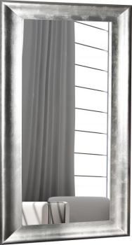 Grand Miroir mural design coloris argent