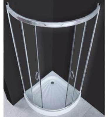 Cabine de douche ronde 80 cm