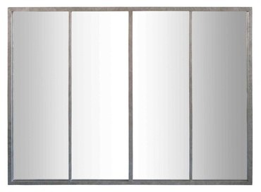Miroir verrière zinc 90x120 Frank