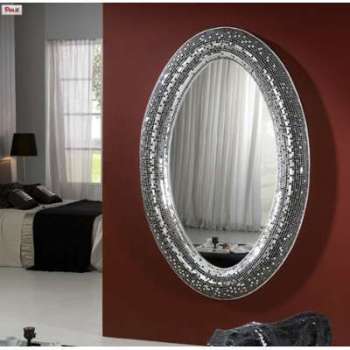 Miroir Design G ant Argent et Noir Miroir Design G ant Argent