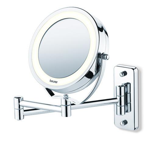 Miroir grossissant éclairé, mural et posable