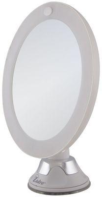 Miroir grossissant éclairé 10X Z Swivel avec ventouse Miroir grossissant éclairé