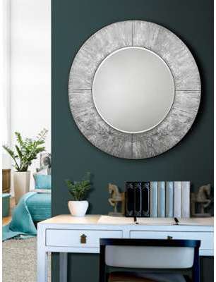 Miroir design Rond Aurore Silver Miroir design Rond Aurore