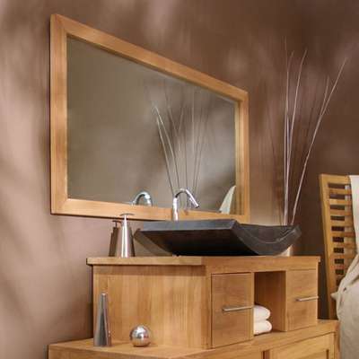 Miroir Milano Teck 140x70