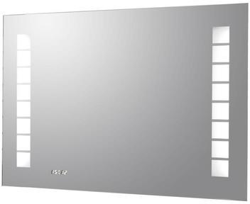 Miroir design avec néon et horloge - Inline