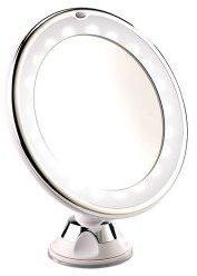Miroir grossissant lumineux LED - Avec ventouse