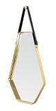 Cora, grand miroir, noir et or