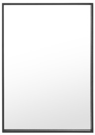 Wilson, miroir mural 70 x 100 cm, noir