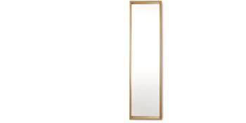 Wilson, miroir mural 30 x 120 cm, chêne