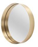 Alana, miroir rond, laiton