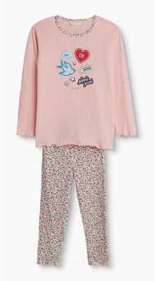 Pyjama à imprimé fleuri, coton