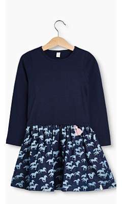 Robe à imprimé cheval