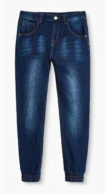 Jean à bordures élastiques, taille ajustable