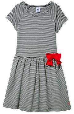 Robe fille rayée milleraies