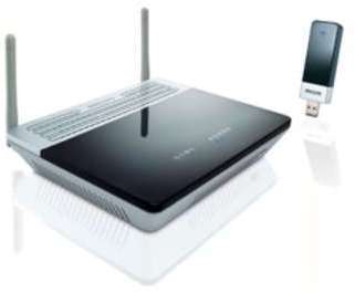 Kit Philips modem routeur ADSL wifi + clé USB N-Dr