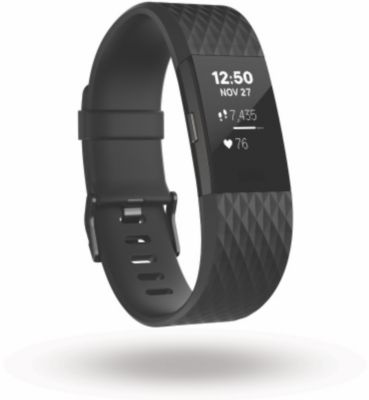 Bracelet connecté Fitbit Charge 2 Black Gunmetal L
