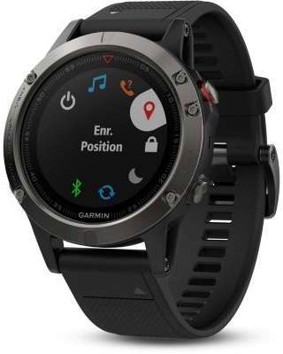 Montre sport GPS Garmin Fenix 5 HR, Gray (bracelet
