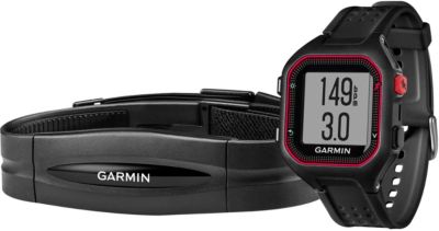 Montre sport GPS Garmin Forerunner25 Noir/Rouge +C