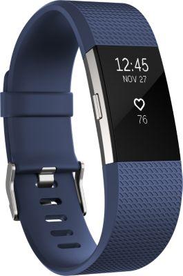 Bracelet connecté Fitbit Charge 2 Blue Silver S