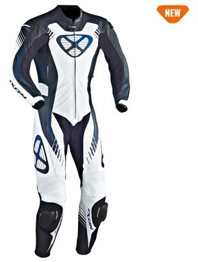 Combinaison moto IXON Starbust noir blanc bleu